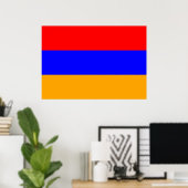 armenische Flagge Poster (Heimbüro)