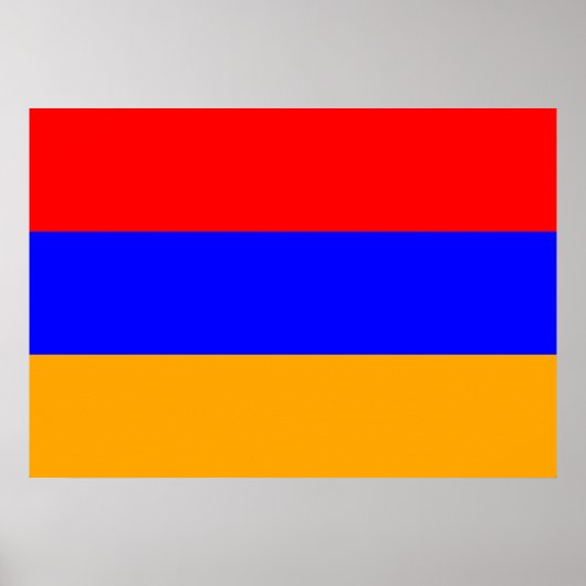 armenische Flagge Poster (Vorne)