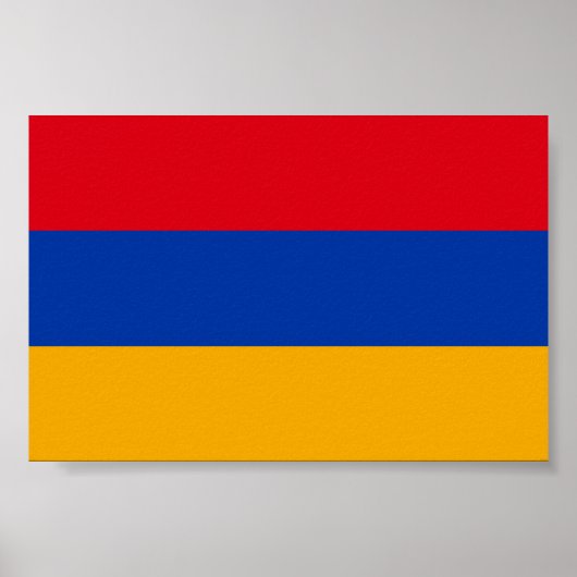 armenische Flagge Poster (Vorne)