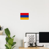 armenische Flagge Poster (Heimbüro)