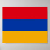 armenische Flagge Poster (Vorne)
