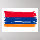 Armenische Flagge Poster (Vorne)