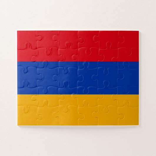 armenische Flagge Puzzle (Horizontal)