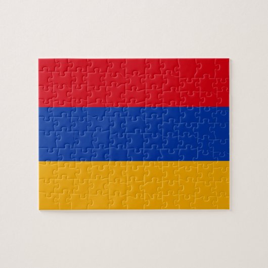 armenische Flagge Puzzle (Horizontal)