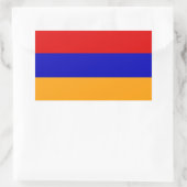 armenische Flagge Rechteckiger Aufkleber (Tasche)
