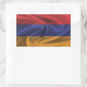 armenische Flagge Rechteckiger Aufkleber (Tasche)