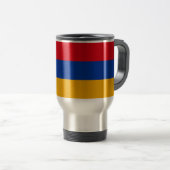armenische Flagge Reisebecher (VorderseiteRechts)