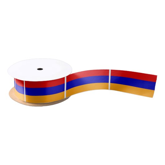 Armenische Flagge Satinband (Spule)