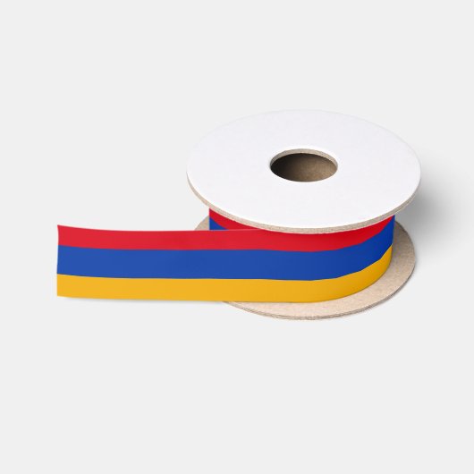 Armenische Flagge Satinband (Spule)