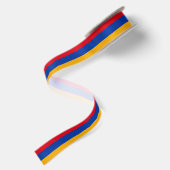 Armenische Flagge Satinband (Rückseite)