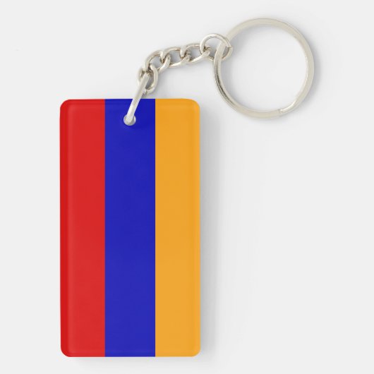 Armenische Flagge Schlüsselanhänger (Rückseite)