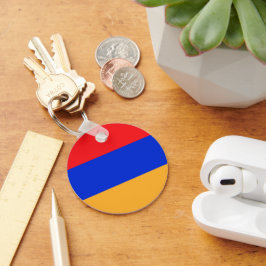 Armenische Flagge Schlüsselanhänger