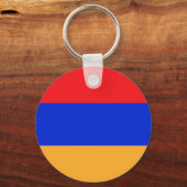 Armenische Flagge Schlüsselanhänger (Vorderseite)
