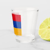 armenische Flagge Schnapsglas (Rechts)