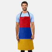 armenische Flagge Schürze (Getragen)
