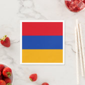 armenische Flagge Serviette (Beispiel)