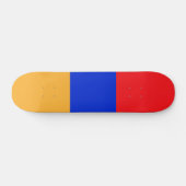 Armenische Flagge Skateboard (Horizontal)