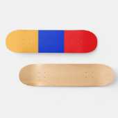 Armenische Flagge Skateboard (Horizontal)