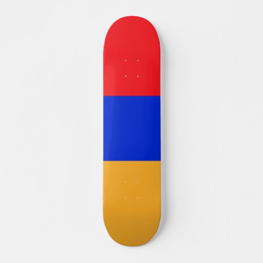 Armenische Flagge Skateboard (Vorne)
