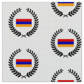 Armenische Flagge Stoff (Nahaufnahme)