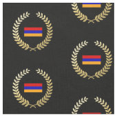 Armenische Flagge Stoff (Nahaufnahme)