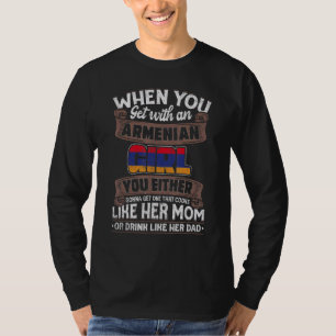 Armenische Flagge stolz Armenien Männer und Frauen T-Shirt