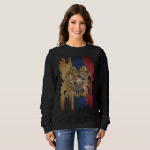 armenische Flagge Sweatshirt (Vorne ganz)