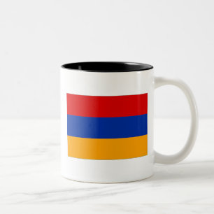 Armenische Flagge Tasse