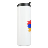 Armenische Flagge Thermosbecher (Nach links gedreht)