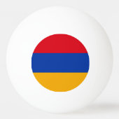 armenische Flagge Tischtennisball (Vorderseite)