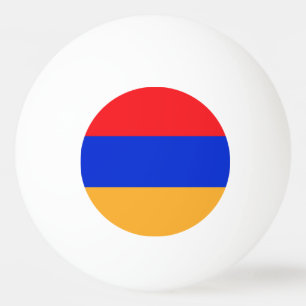 Armenische Flagge Tischtennisball