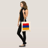 armenische Flagge Tragetasche (Vorderseite (Model))