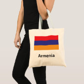 armenische Flagge Tragetasche (Vorderseite (Produkt))