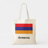 armenische Flagge Tragetasche (Rückseite)