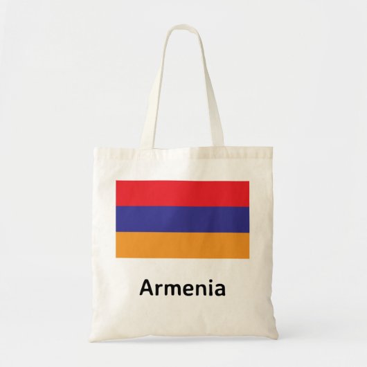armenische Flagge Tragetasche (Vorne)
