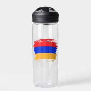 Armenische Flagge Trinkflasche