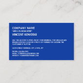 armenische Flagge und Wappen, Flagge Armeniens Visitenkarte (Rückseite)