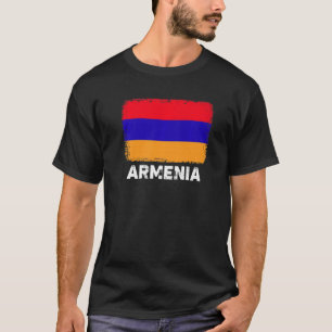 Armenische Flagge Unterstützung armenischer Volksf T-Shirt