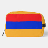 Armenische Flagge Waschbeutel (Rückseite)
