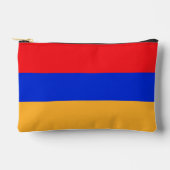 Armenische Flagge Zubehörtasche (Vorderseite)