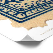 Armenische Flüchtlinge 1920 Weihnachtsfest-Siegel Poster (Ecke)