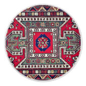 Armenische Gabelkunst Keramikknauf (Vorderseite)