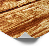 Armenische Holzflagge Poster (Ecke)