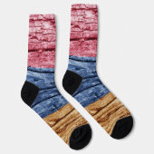 Armenische Holzflagge Socken (Rechts)