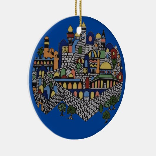 Armenische Keramik Jerusalem Ornament (Rechts)