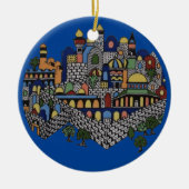 Armenische Keramik Jerusalem Ornament (Vorne)