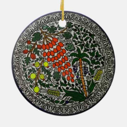 Armenische Keramik Obstplantage Keramik Ornament (Hinten)