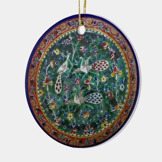 Armenische Keramik - Vogelschmuck Keramik Ornament (Links)