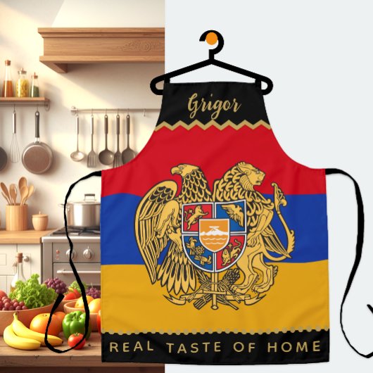 Armenische Koch Schürze, Küche, armenische Flagge Schürze