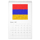 Armenische Ölgemälde Zeichnend Kalender (Feb 2027)